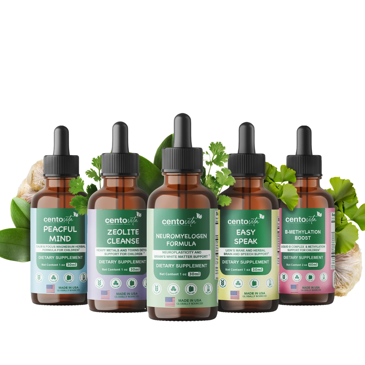 Centovita ADHD supplement design image