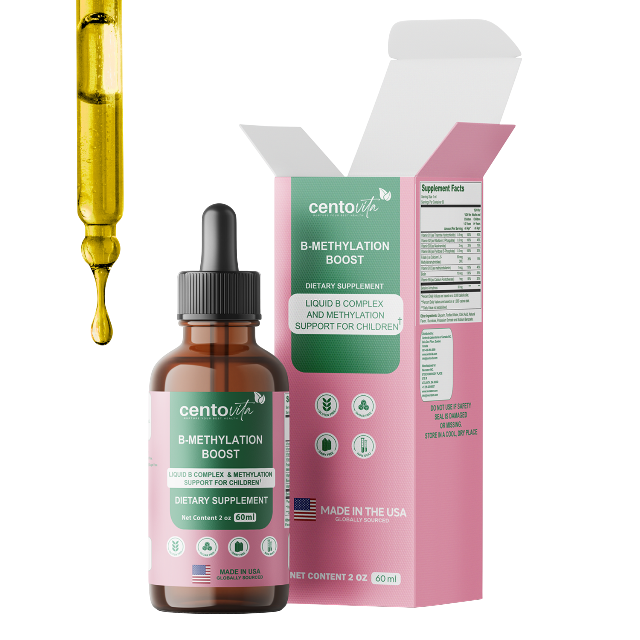 B-Methylation Boost: Liquid B Complex and Methylation Support for Children