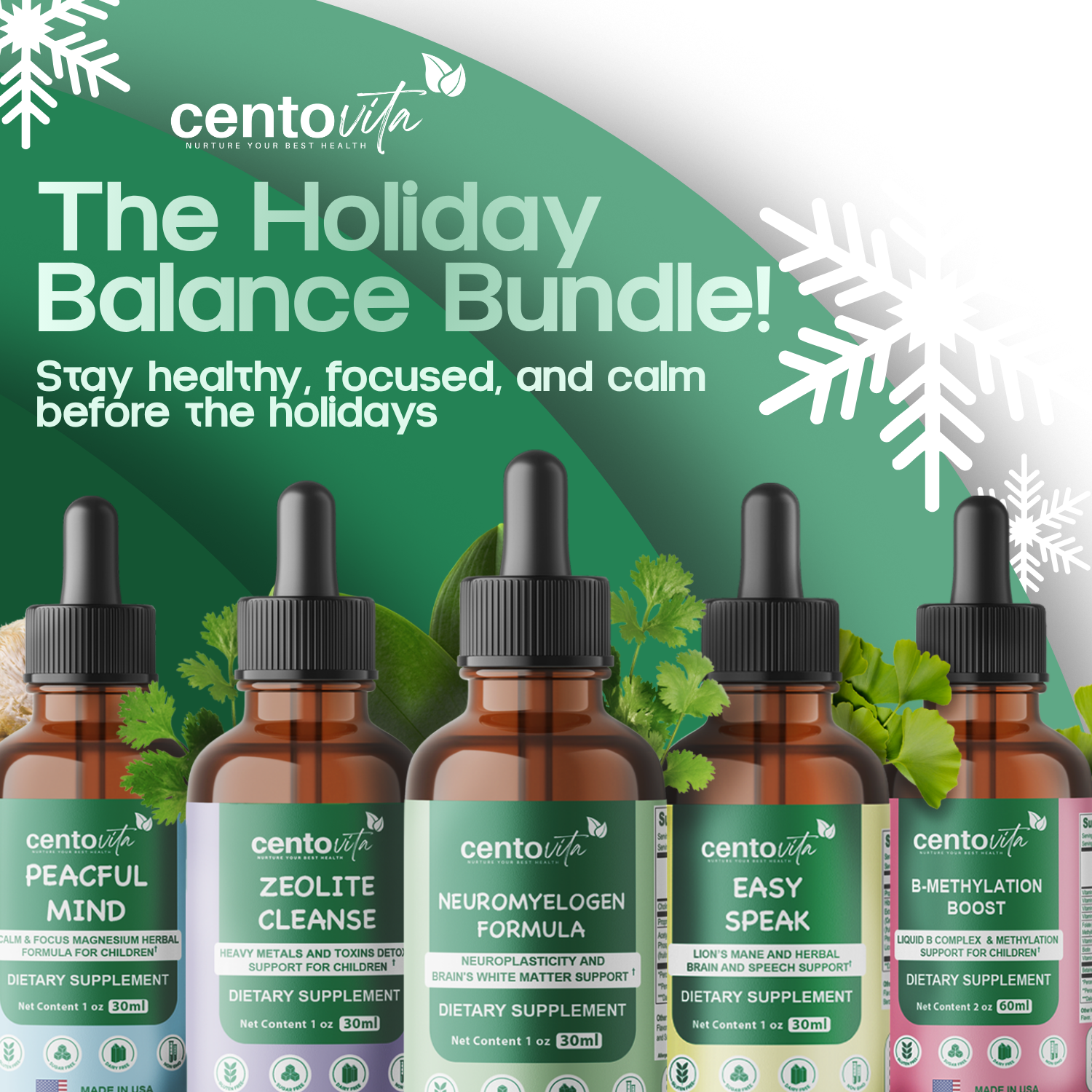The Holiday Balance Bundle - ALL 5 PRODUCT (Save 16$!)